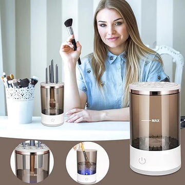 فرشاة تنظيف مكياج أوتوماتيكية | Automatic Multi Brush Cleaner