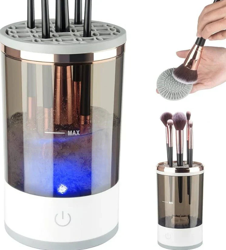 فرشاة تنظيف مكياج أوتوماتيكية | Automatic Multi Brush Cleaner
