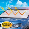 غطاء حماية زجاج السيارة من الشمس | Car Windshield Sun Shade